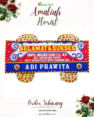 Karangan Bunga Ucapan Selamat di Greges Surabaya