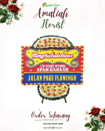 Bunga Papan Congratulation di Greges Surabaya